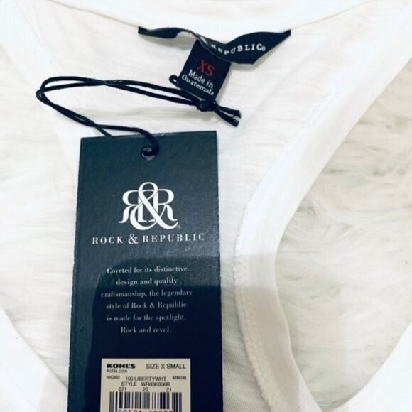 ROCK & Republic® "Liberty" Racerback Tank size XS - Picture 6 of 8